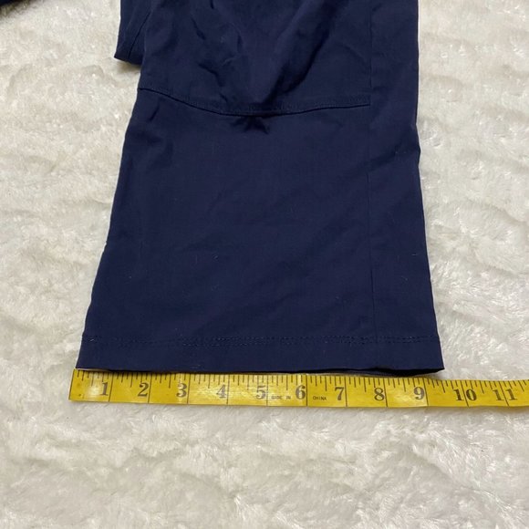 MEC Pants Men's 34 X 32 Navy Nylon Stretch Hiking Drawstring Waist Pockets - Picture 14 of 15